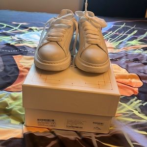 Red and white kids alexander McQueen’s